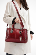 Valencia | Women Braided Handle Structured Handbag