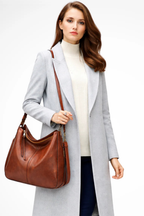 Sloane | Women Oversized Zip Detail Hobo Shoulder Bag