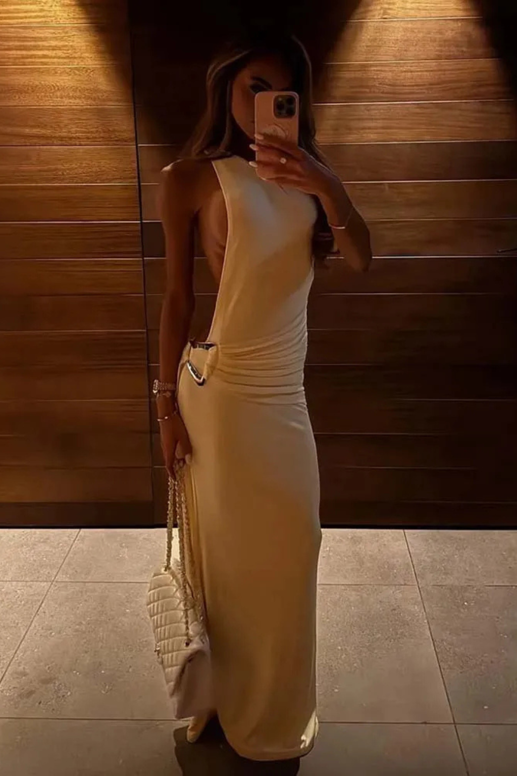 Margaux | Women One Shoulder Backless Bodycon Summer Wedding Guest Maxi Dress