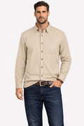 Rupert | Men Striped Long Sleeve Button Down Formal Shirt