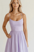 Aurevia | Women Ascot Style A Line Wedding Guest Midi Dress