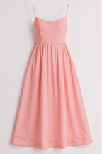 Aurevia | Women Ascot Style A Line Wedding Guest Midi Dress