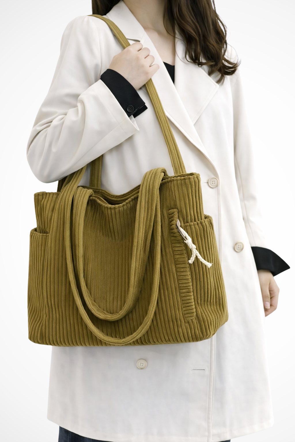 Cordelia | Women Corduroy Everyday Tote Bag