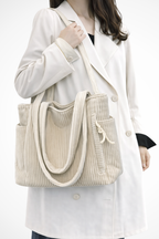 Cordelia | Women Corduroy Everyday Tote Bag