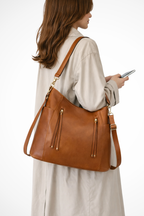Kova | Women Large Detail Hobo Versatile Everyday Shoulder Bag