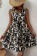 Amelia | Women Sleeveless V Neck Beach Boho Midi Dress
