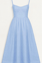 Aurevia | Women Ascot Style A Line Wedding Guest Midi Dress