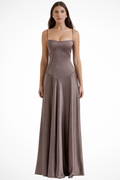 Lorenna | Women Satin Corset Wedding Guest Maxi Dress