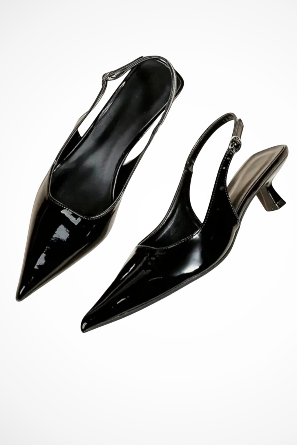 Lucinda | Women Pointed Toe Slingback Kitten Heels