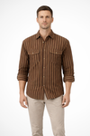 Khaki Striped