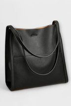 Neva | Women Structured Front Pocket Textured Tote Shoulder Bag