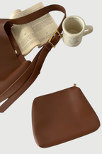 Lorne | Women Slouchy Gold Buckle Strap Shoulder Bag