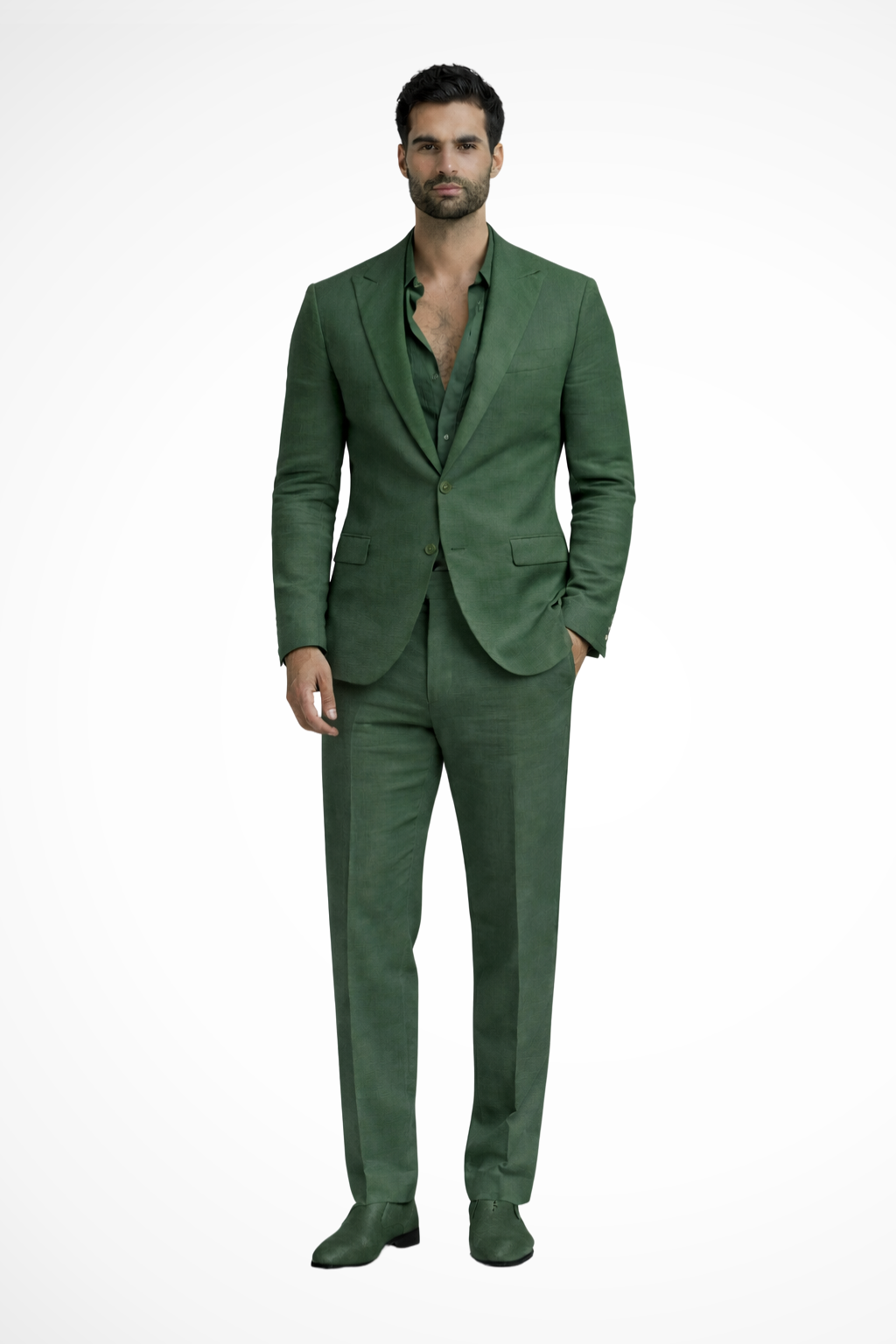 Monty | Men Relaxed Fit Linen Summer Wedding Guest Suit