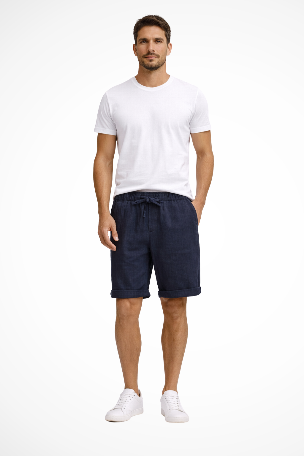 Ridley | Men Drawstring Elasticated Waist Side Pocket Casual Shorts