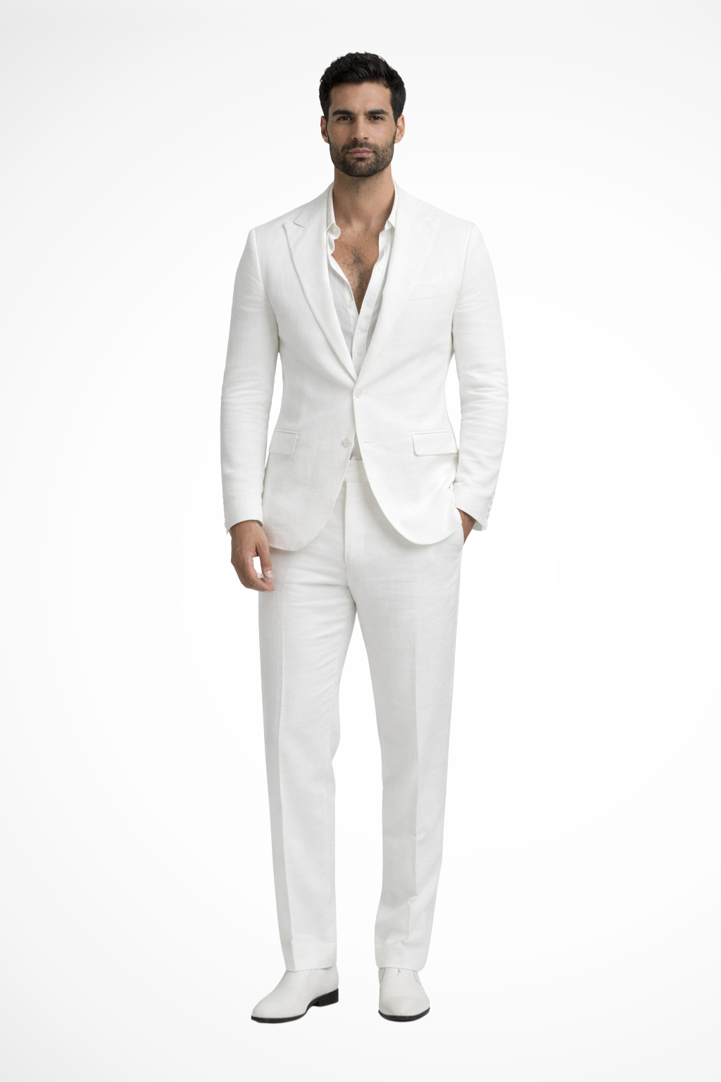 Monty | Men Relaxed Fit Linen Summer Wedding Guest Suit