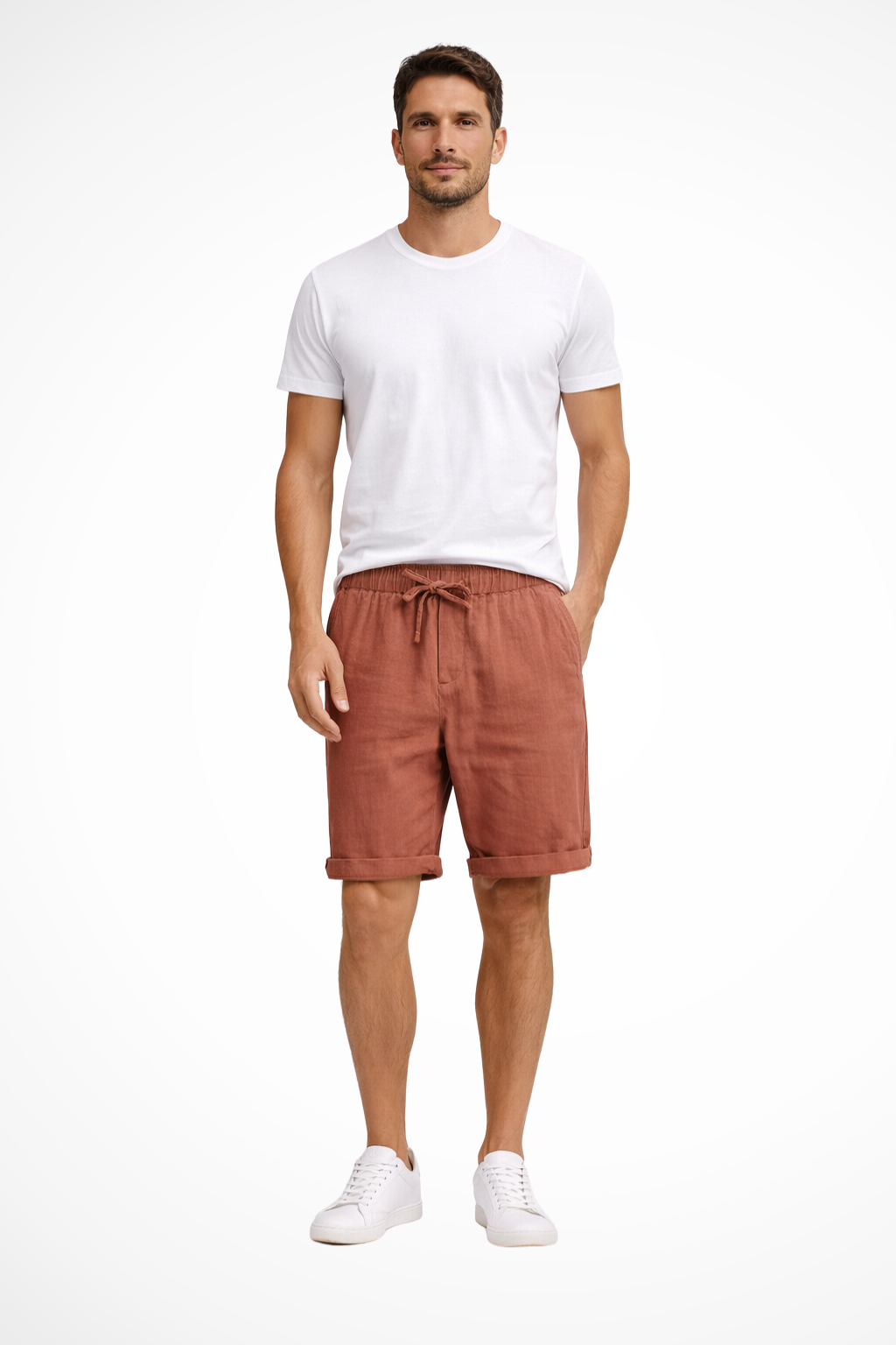Ridley | Men Drawstring Elasticated Waist Side Pocket Casual Shorts