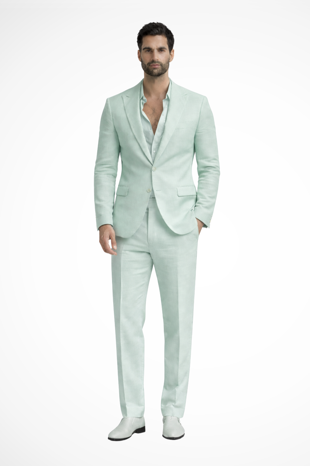 Monty | Men Relaxed Fit Linen Summer Wedding Guest Suit