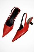 Lucinda | Women Pointed Toe Slingback Kitten Heels