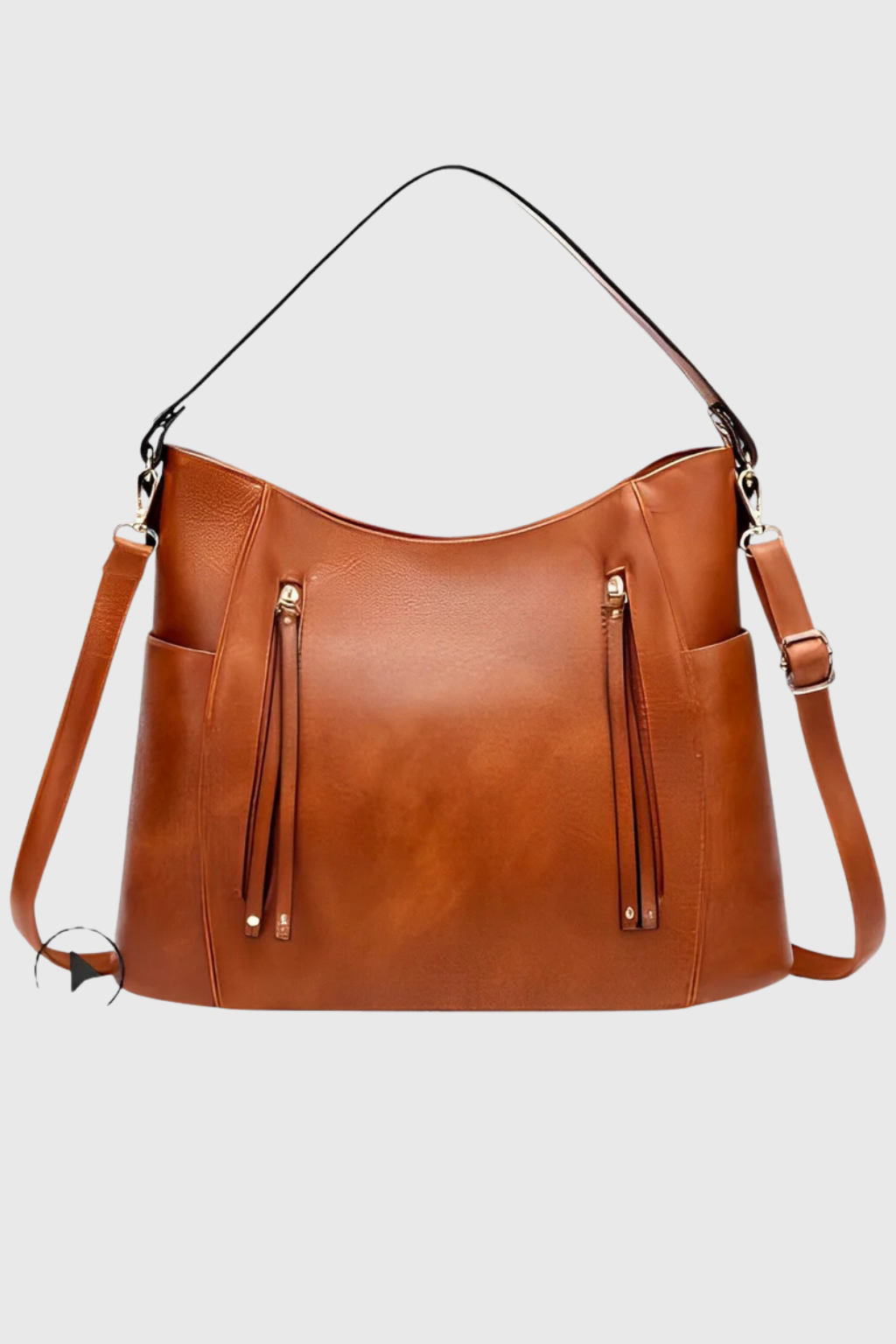 Kova | Women Large Detail Hobo Versatile Everyday Shoulder Bag