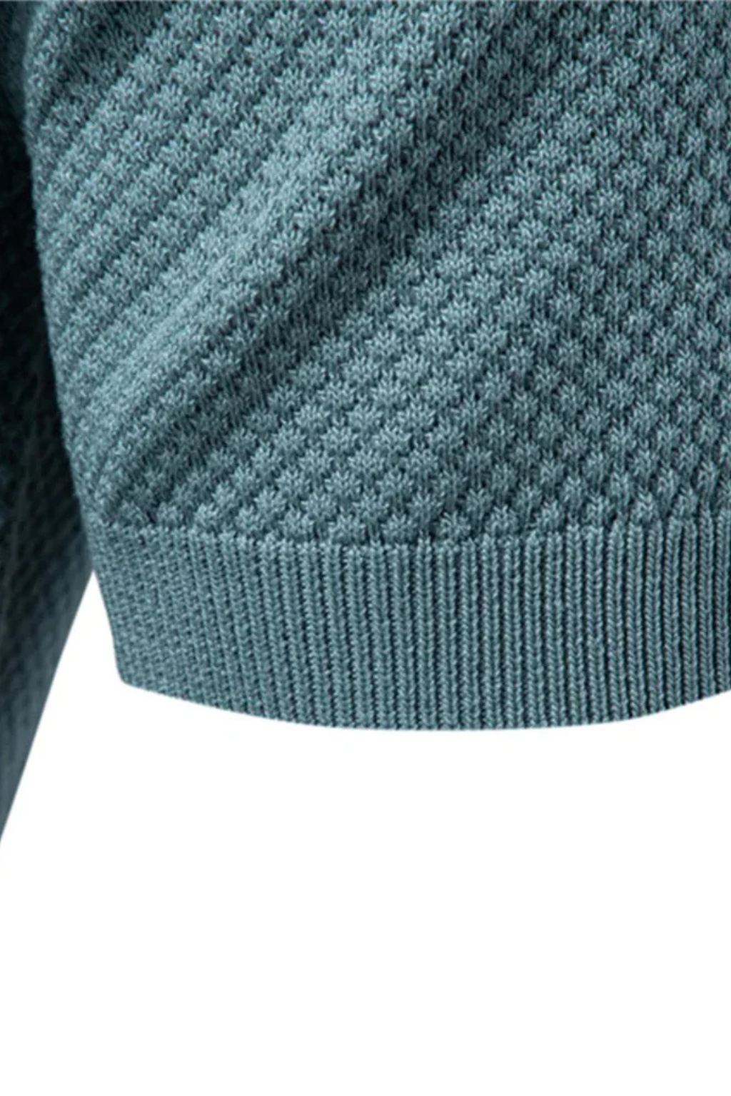 Alden | Men Textured Knit Short Sleeve Polo Shirt