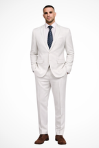 Langford | Men Fitted Two Piece Wedding Guest Suit with Notch Lapel