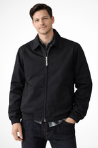 Jack | Men Zip Up Harrington Jacket with Elasticated Cuffs