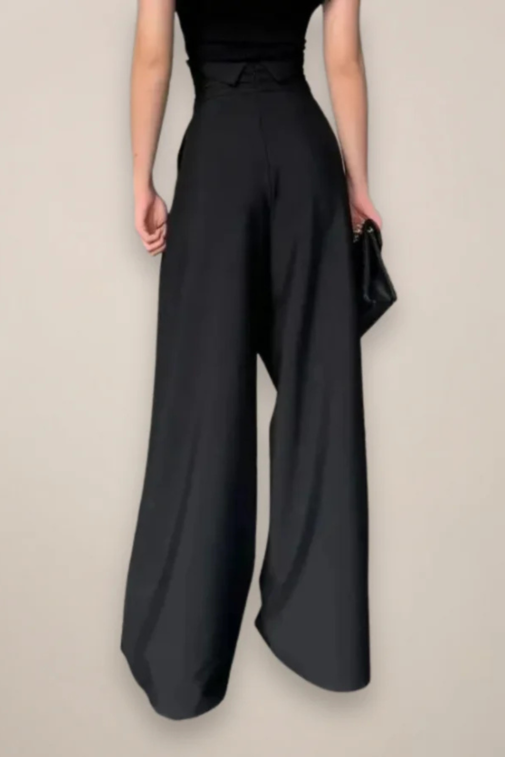 Camille | Women’s High Waisted Wide Leg Trousers
