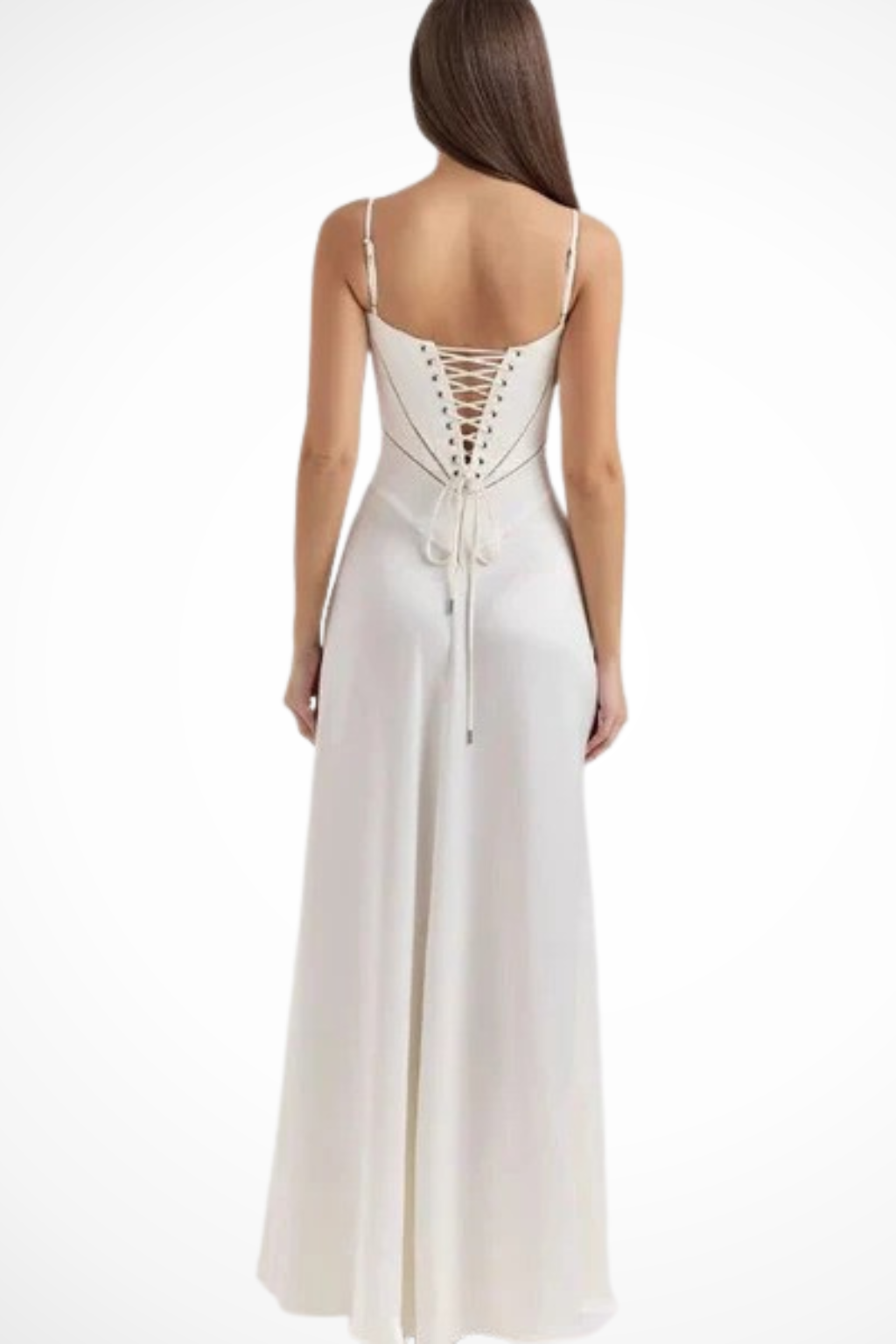 Lorenna | Women Satin Corset Wedding Guest Maxi Dress