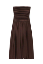 Isabella | Women’s Strapless Pleated Maxi Summer Dress