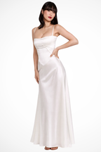 Lorenna | Women Satin Corset Wedding Guest Maxi Dress