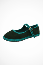Emma | Women Round Toe Buckle Strap Mary Jane Ballet Flats