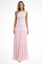 Eline | Women Elegant Pleated Formal Maxi Dress