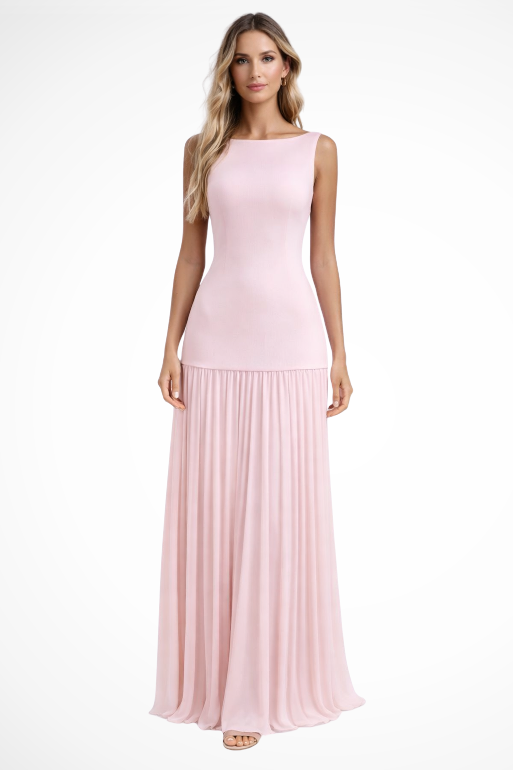 Eline | Women Elegant Pleated Formal Maxi Dress