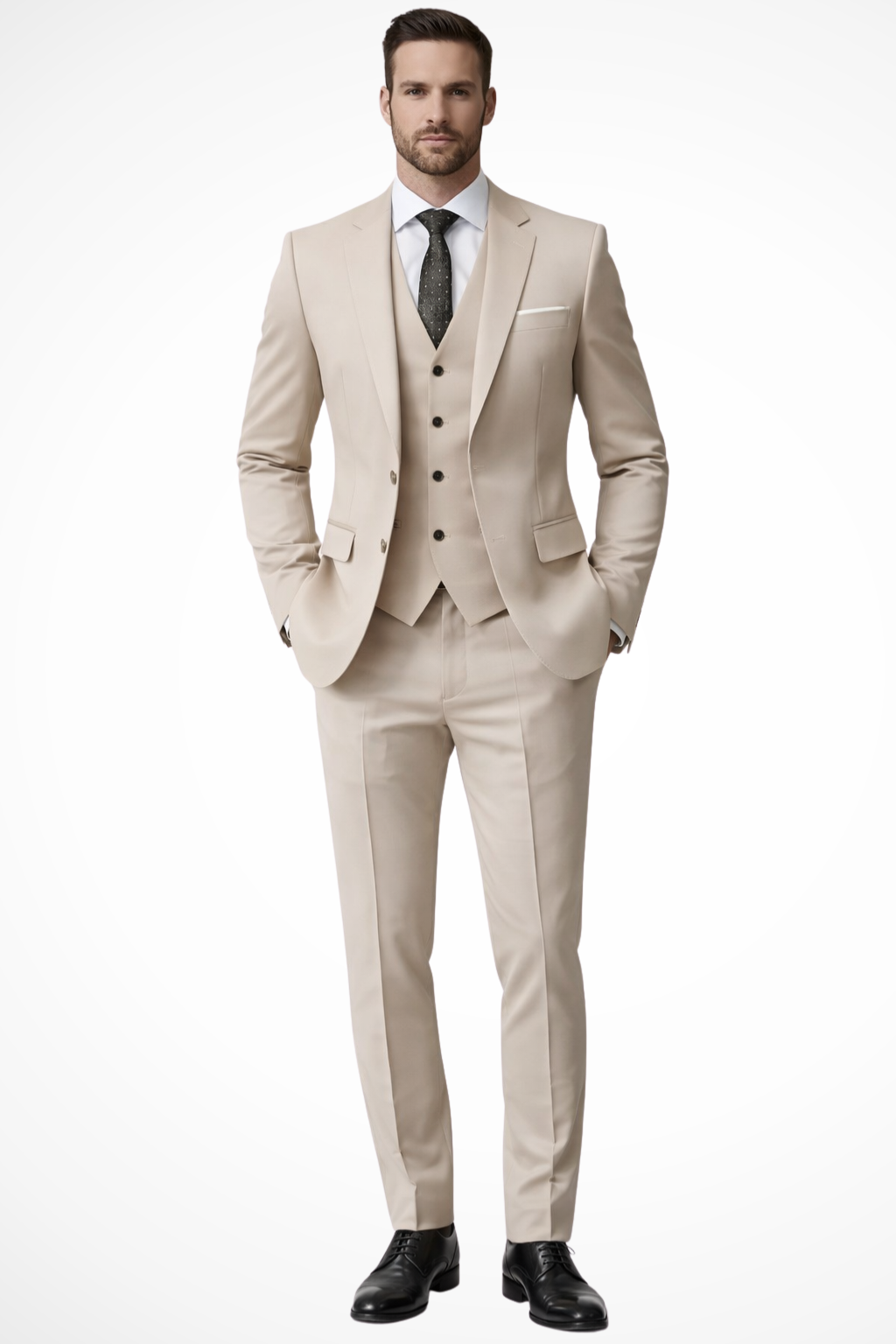 Ronald | Men Tailored Three Piece Summer Wedding Guest Suit