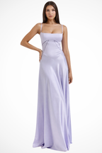 Lorenna | Women Satin Corset Wedding Guest Maxi Dress