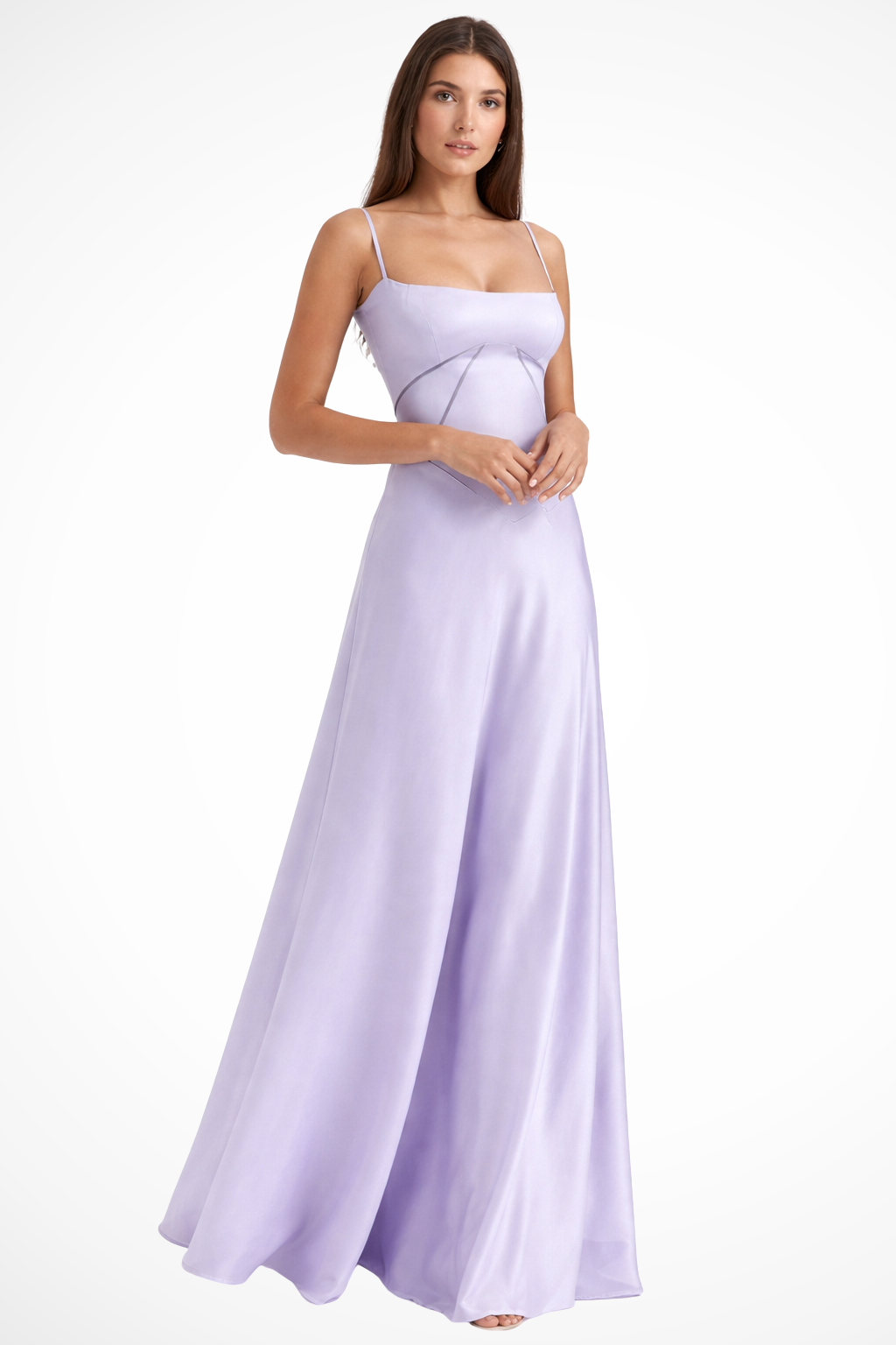 Lorenna | Women Satin Corset Wedding Guest Maxi Dress