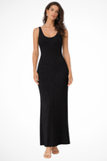 Serena | Women Sleeveless Knit Maxi Summer Wedding Guest Dress