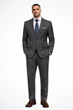 Langford | Men Fitted Two Piece Wedding Guest Suit with Notch Lapel