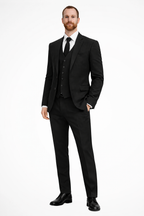 Clifton | Men Linen Three Piece Wedding Guest Suit Blazer Trousers and Waistcoat Set