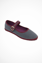 Emma | Women Round Toe Buckle Strap Mary Jane Ballet Flats