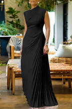 Lolalita | Women One Shoulder Pleated Wedding Guest Race Day Maxi Dress