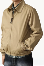 Jack | Men Zip Up Harrington Jacket with Elasticated Cuffs