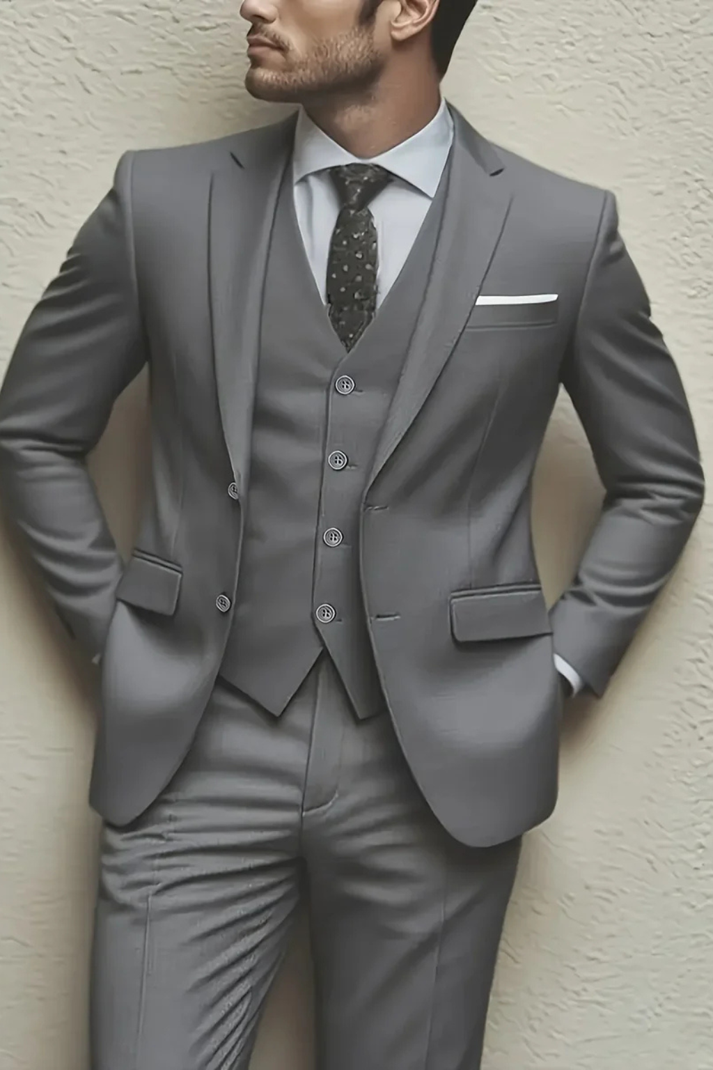 Ronald | Men Tailored Three Piece Summer Wedding Guest Suit