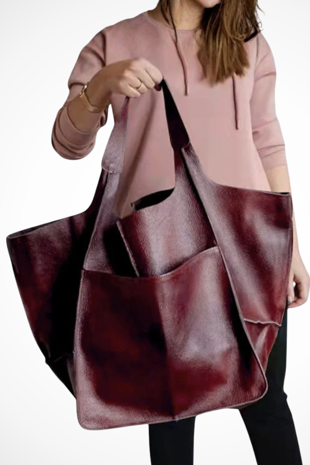 Solvane | Women Casual Slouchy Tote Bag