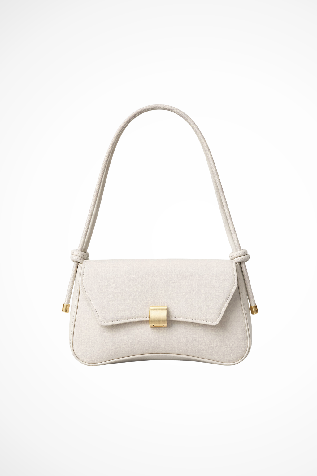 Maravelle | Women Minimalist Shoulder Bag with Gold Clasp