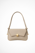 Maravelle | Women Minimalist Shoulder Bag with Gold Clasp