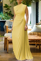Lolalita | Women One Shoulder Pleated Wedding Guest Race Day Maxi Dress