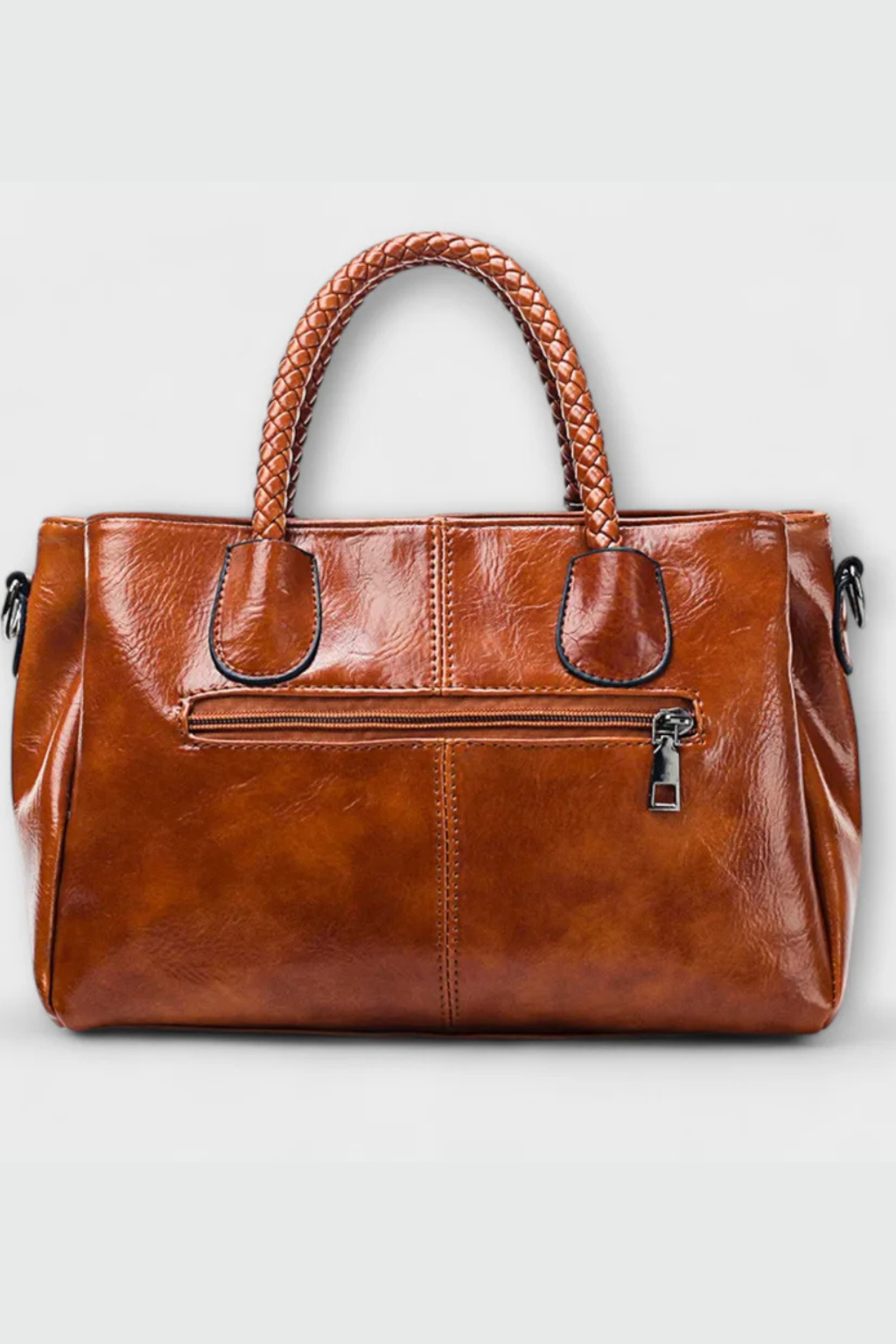 Valencia | Women Braided Handle Structured Handbag