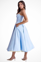 June | Women Corset Wedding Guest Midi Dress