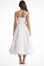 June | Women Corset Wedding Guest Midi Dress